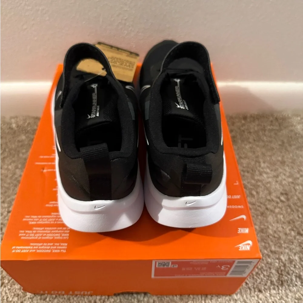Nike Kids' Black and White Athletic Shoes